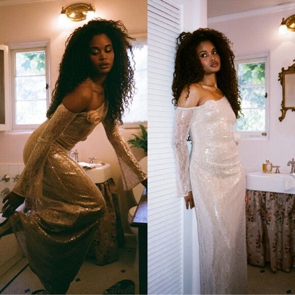 LPA Aniella Gown in Champagne - Picture 3 of 13